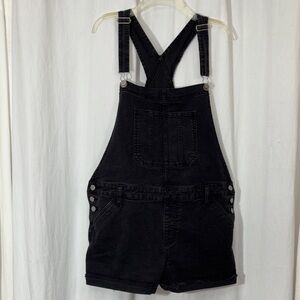 No Boundaries black denim overalls